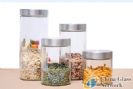 Big Glass Airtight Jar & Canister - Set of 4